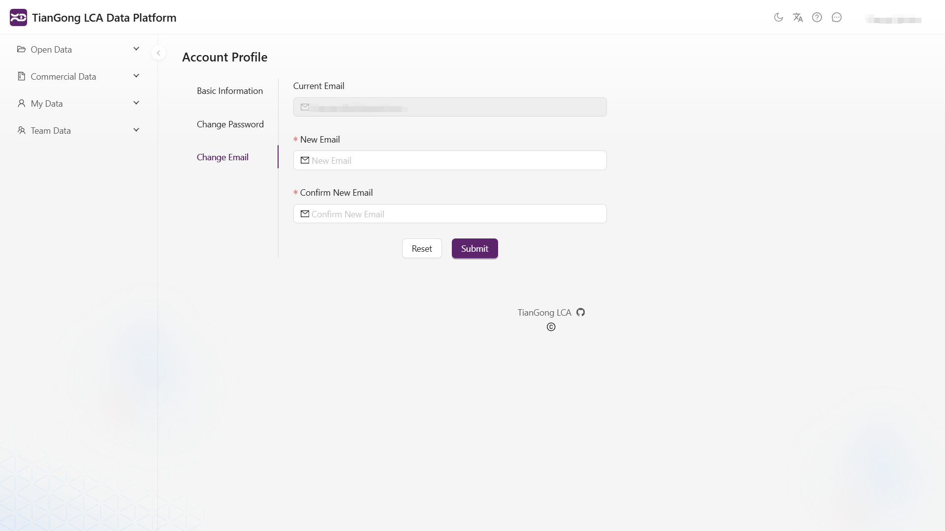Change Email